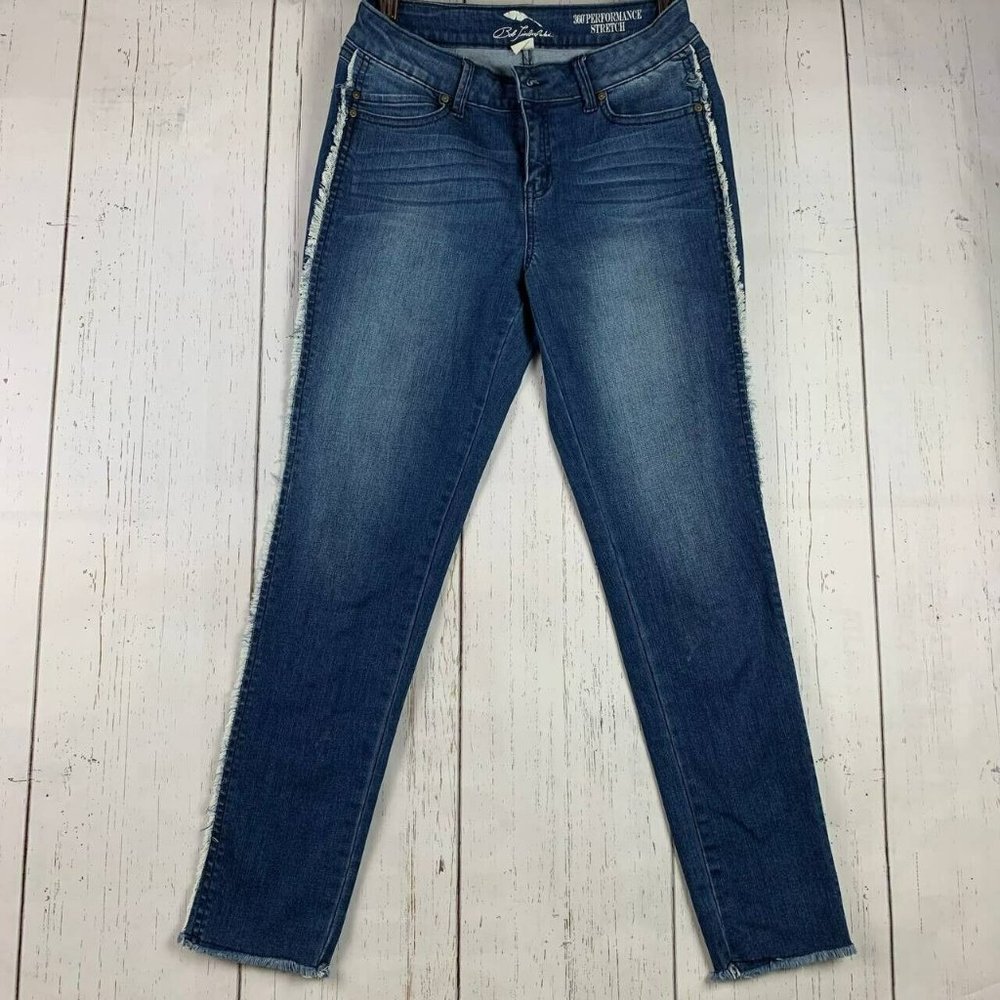 Bob Timberlake 360 Performance 4 Straight Mid Rise Stretch Denim Pants‎ Women